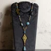 Collana Solo Io Kanji Amore Plexi Azzurro