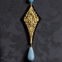 Collana Solo Io Kanji Amore Plexi Azzurro