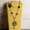 Collana Solo Io Kanji Amore Plexi Nero