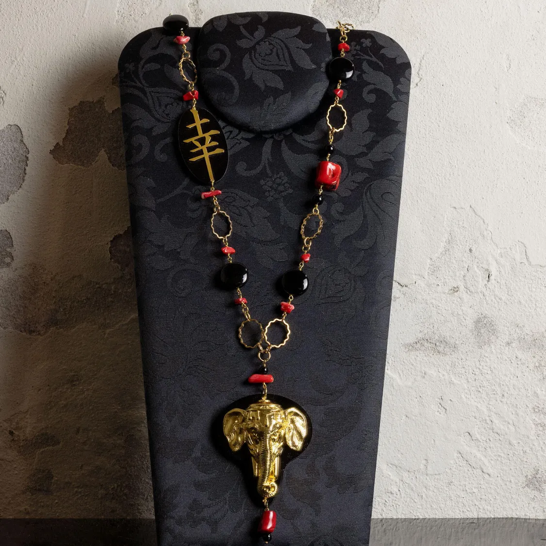 Collana Solo Io Kanji Fortuna Plexi Ed Elefante