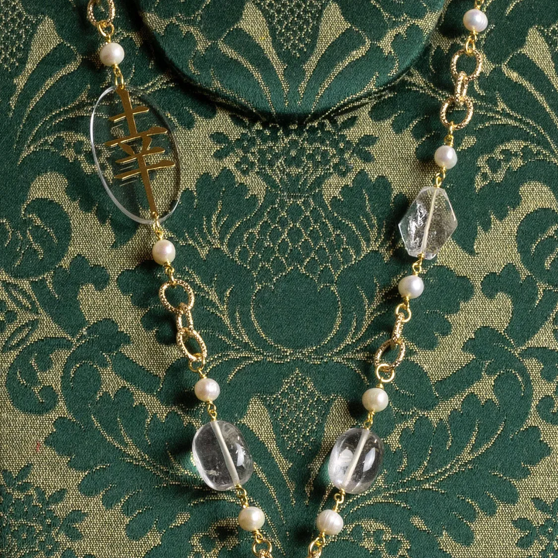 Collana Solo Io Kanji Fortuna Plexi Croce
