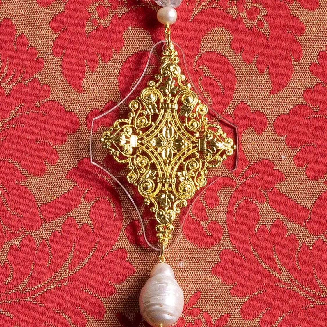 Collana Solo Io Kanji Fortuna Plexi Rombo