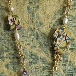Collana Solo Io Kimono Viola