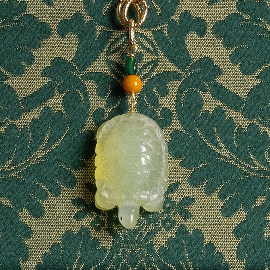 Collana Solo Io Tartaruga Verde