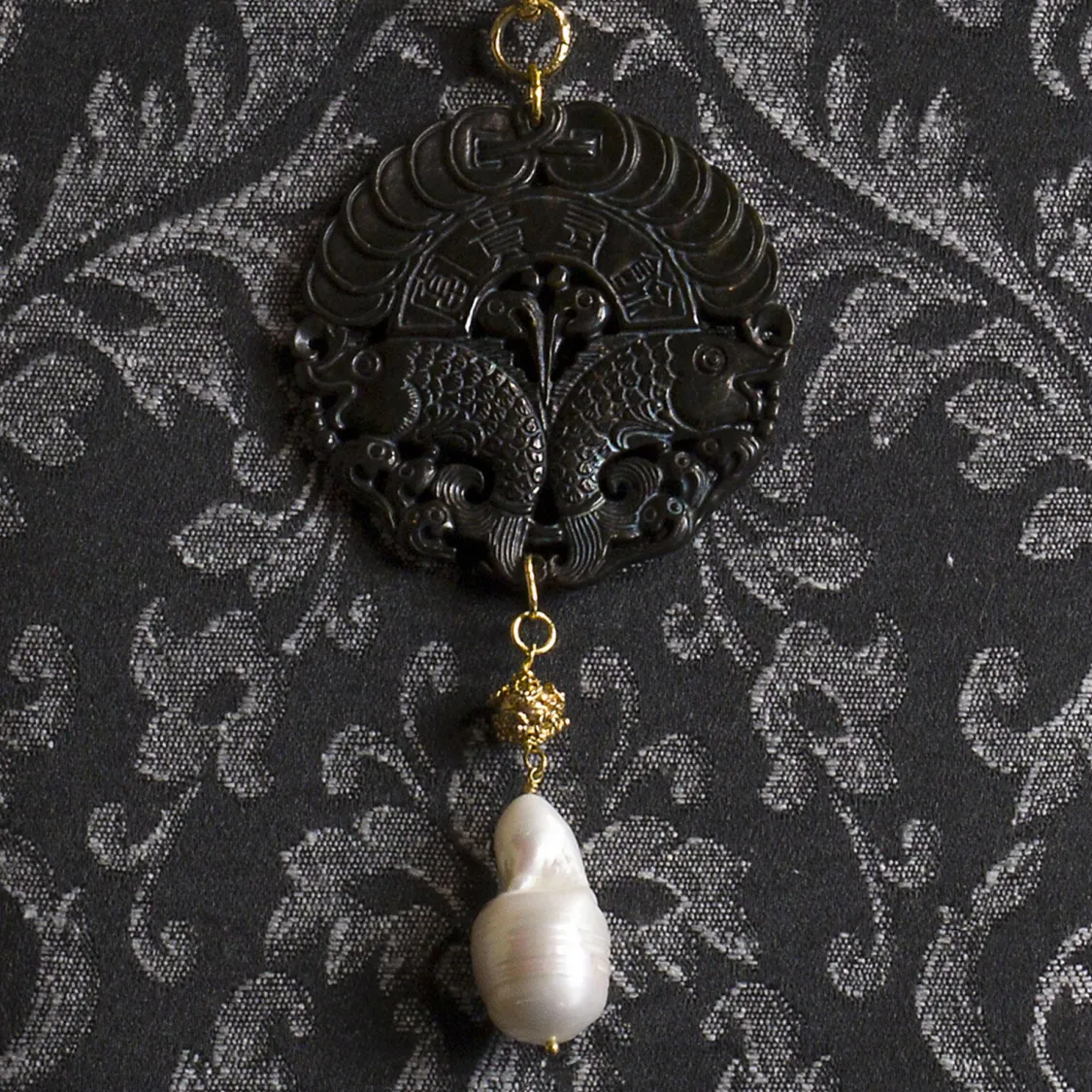 Collana Solo Io Ventaglio Nero