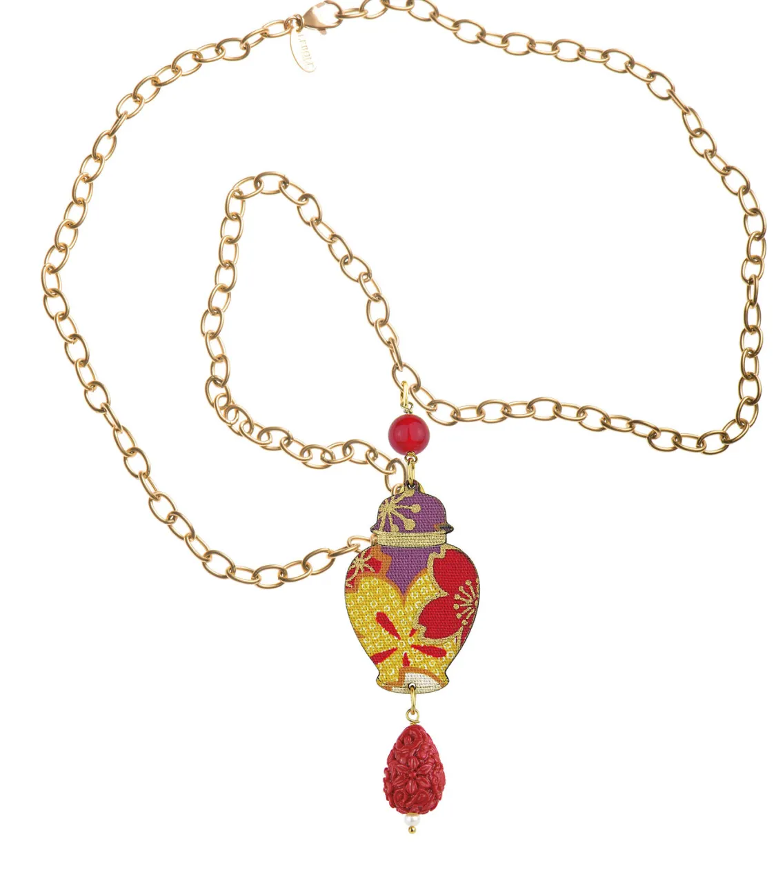 Collana Vaso Rubino