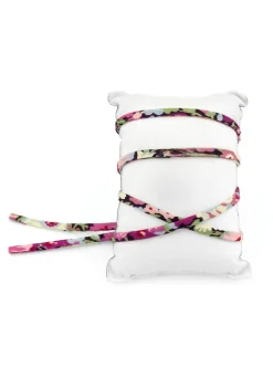 Nastro Tessuto Fiore Rosa E Fucsia