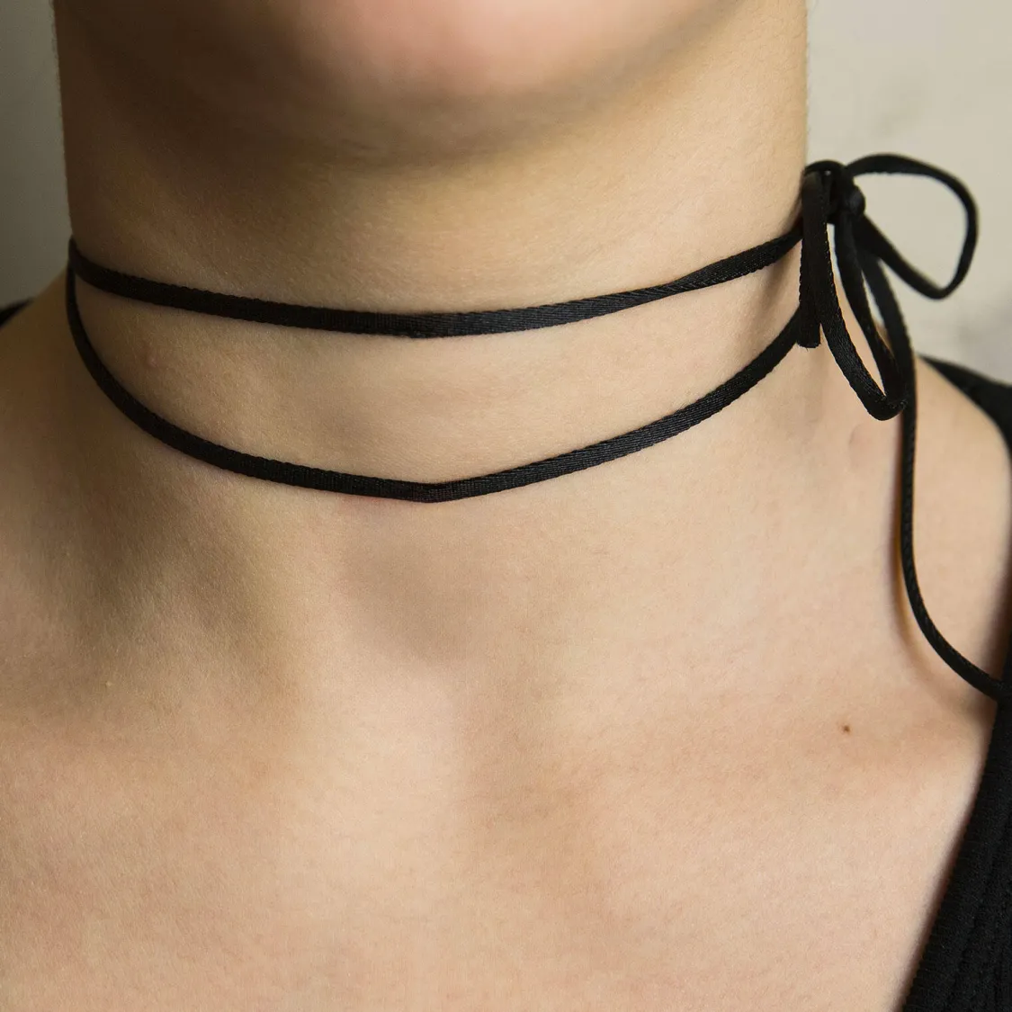 Nastro Tessuto Satin Nero