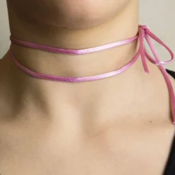 Nastro Tessuto Satin Rosa