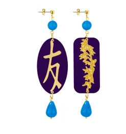 Orecchini Amicizia Azzurro