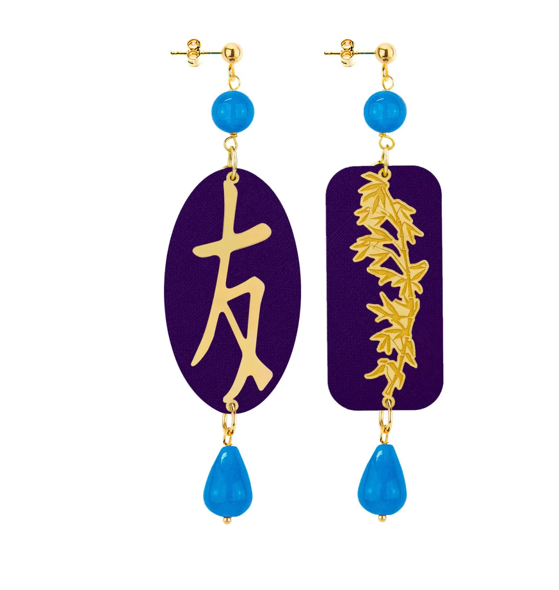 Orecchini Amicizia Azzurro
