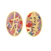 Orecchini Amicizia Clips Ovale Lilla