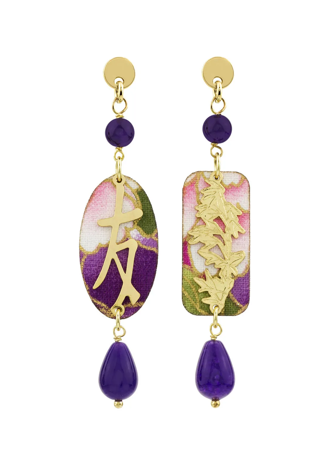 Orecchini Amicizia Mini Viola