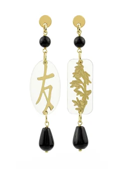 Orecchini Amicizia Plexi Mini Trasparente