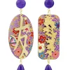 Orecchini Amicizia Viola