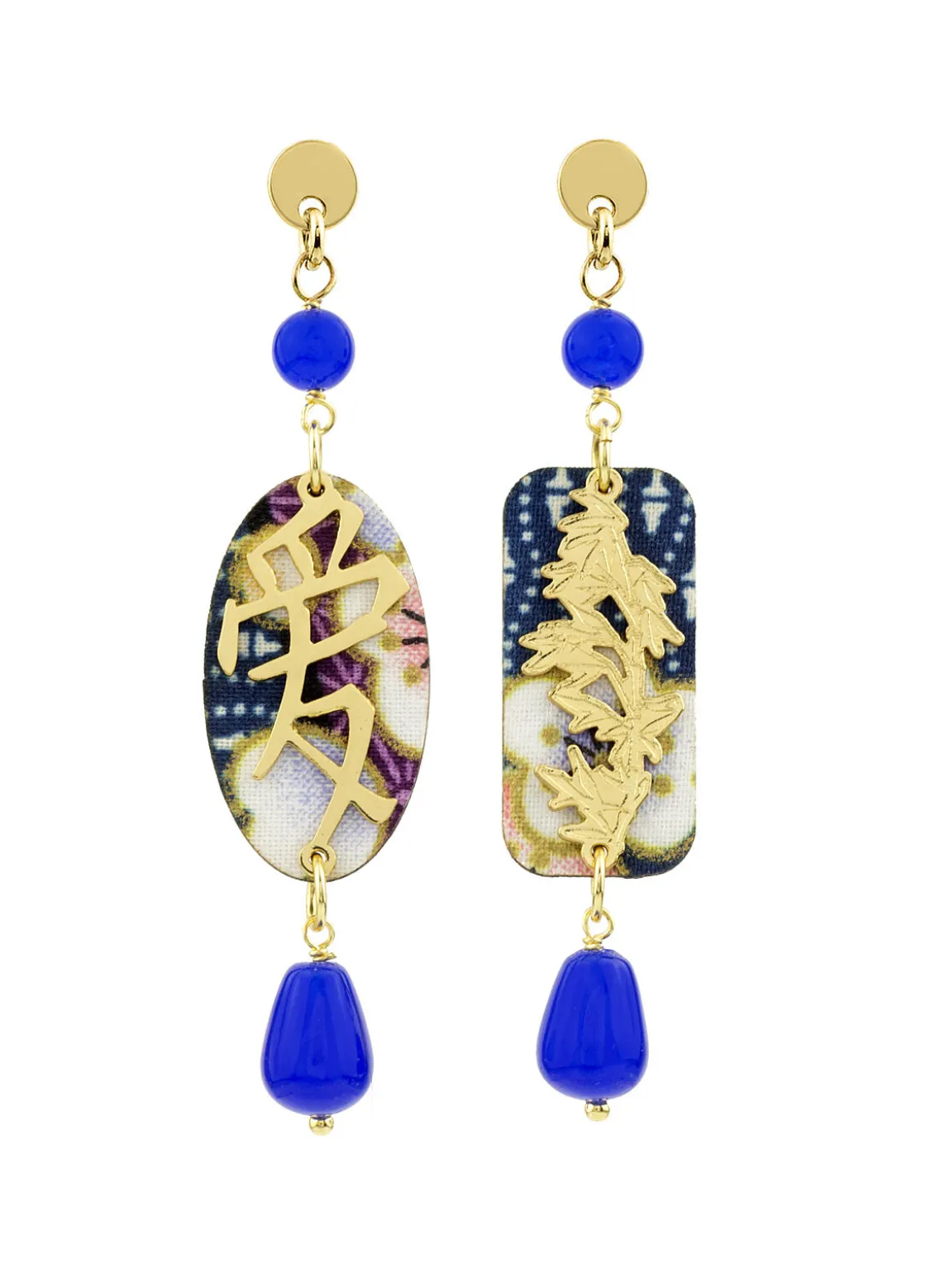 Orecchini Amore Mini Blu
