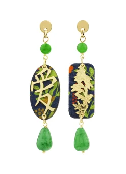 Orecchini Amore Mini Verde