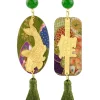 Orecchini Carpa Nappa Verde Oliva