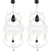 Orecchini Chandelier Lungo Plexi Trasparente