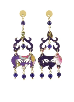 Orecchini Chandelier Mini Viola
