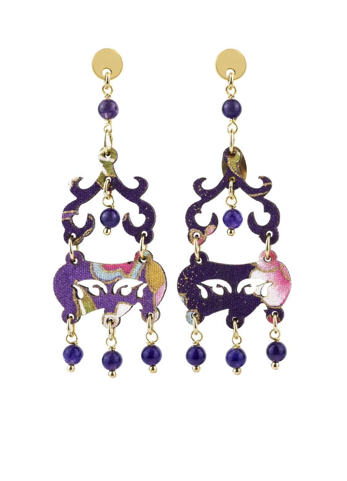 Orecchini Chandelier Mini Viola