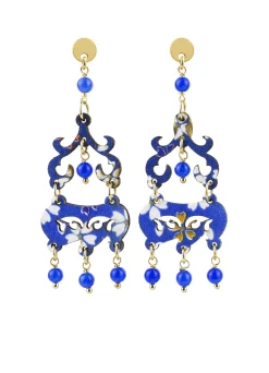 Orecchini Chandelier Mini Blu