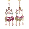 Orecchini Chandelier Mini Rosa Sfumato