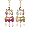 Orecchini Chandelier Mini Rosa