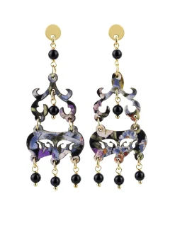Orecchini Chandelier Mini Nero