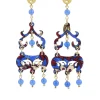 Orecchini Chandelier Mini Azzurro