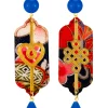 Orecchini Cuore E Infinito Blu