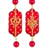 Orecchini Cuore E Infinito Mini Pois Rubino