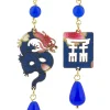 Orecchini Drago Mini Blu