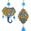 Orecchini Elefante Mini Azzurro