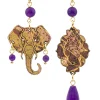 Orecchini Elefante Mini Viola