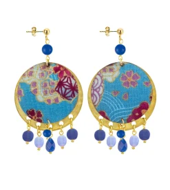 Orecchini Enso Blu