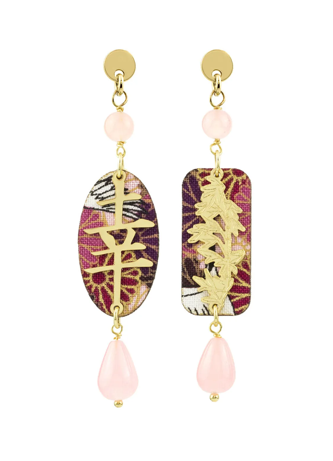 Orecchini Fortuna Mini Rosa