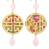 Orecchini Fu Mini Rosa