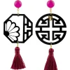 Orecchini Fu Plexi Nappa Fucsia