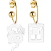 Orecchini Hoop Drago Plexi Trasparente