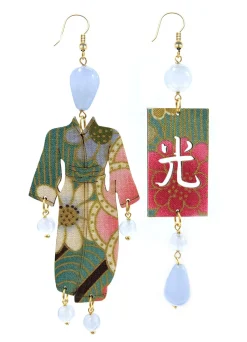 Orecchini Kimono Grande Celeste
