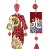 Orecchini Kimono Grande Rubino