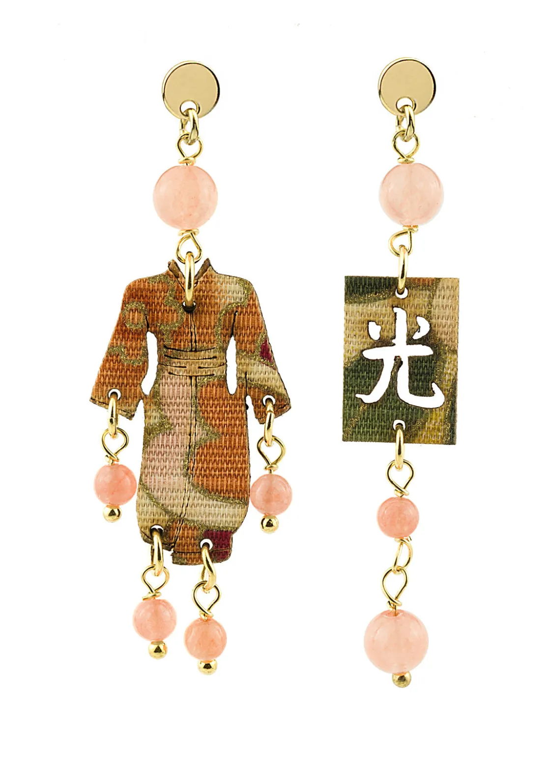 Orecchini Kimono Mini Arancio