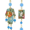 Orecchini Kimono Mini Azzurro