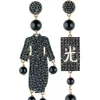 Orecchini Kimono Must Pietra Nero