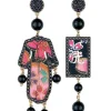 Orecchini Kimono Must Tessuto Nero
