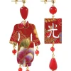 Orecchini Kimono Piccolo Rubino