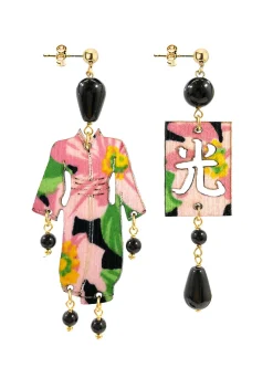 Orecchini Kimono Piccolo Nero