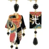 Orecchini Kimono Piccolo Nero
