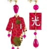Orecchini Kimono Piccolo Fucsia